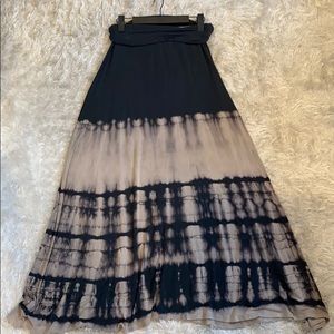 Tie Dye Maxi Skirt